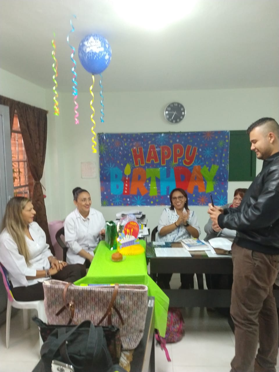 Celebración cumpleaños profesores