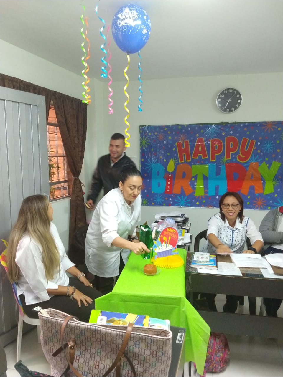 Celebración cumpleaños profesores