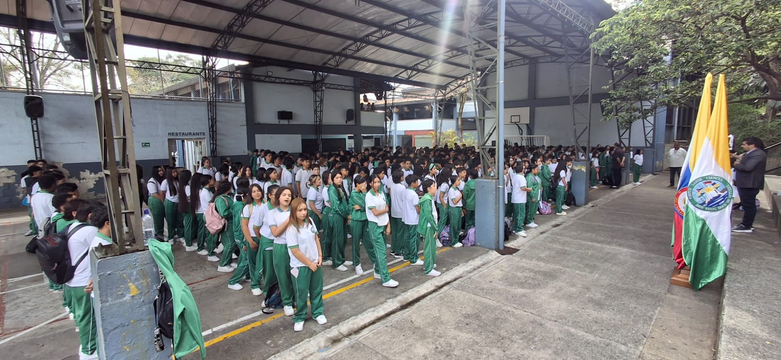 Acto civico día de la diversidad étnica y cultural colombiana