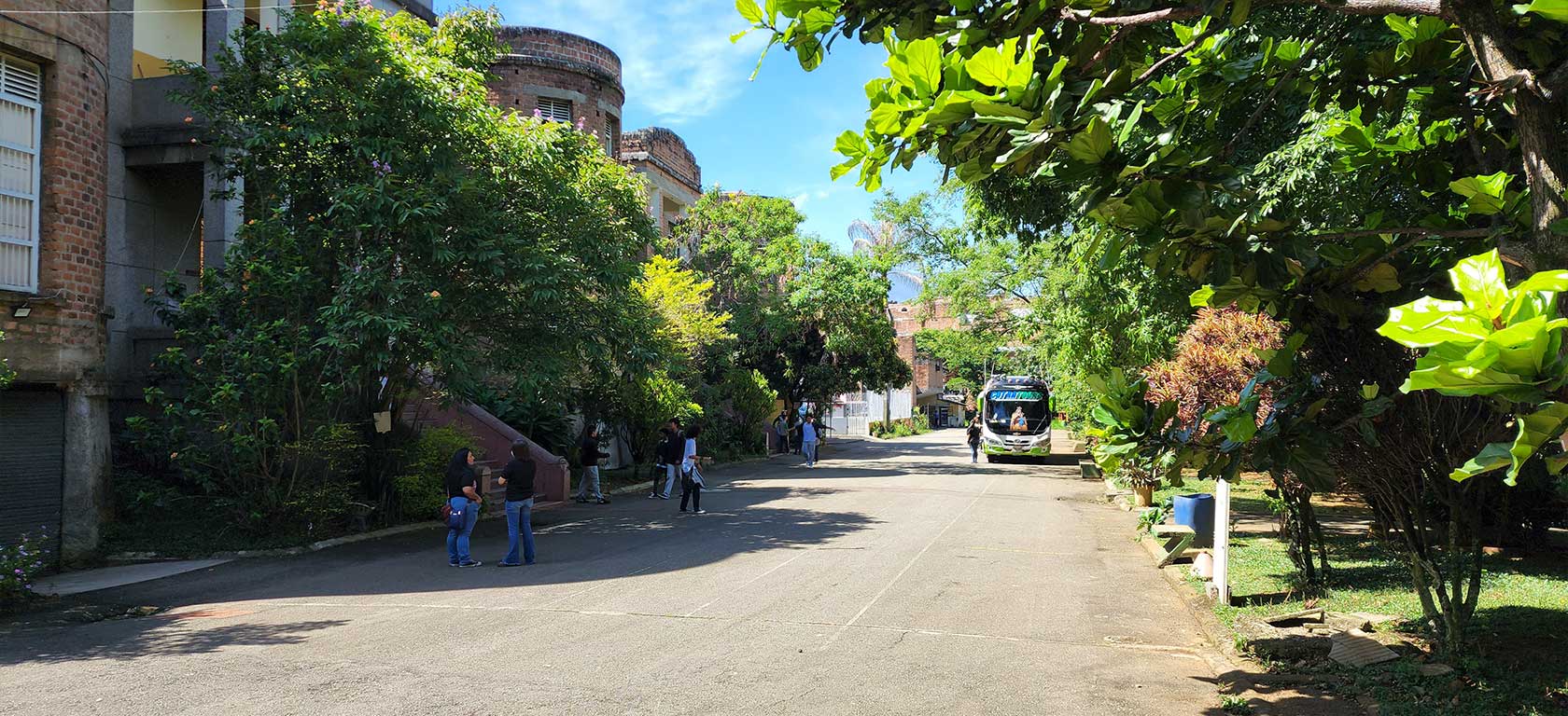 Un espacio verde que invita a estudiar