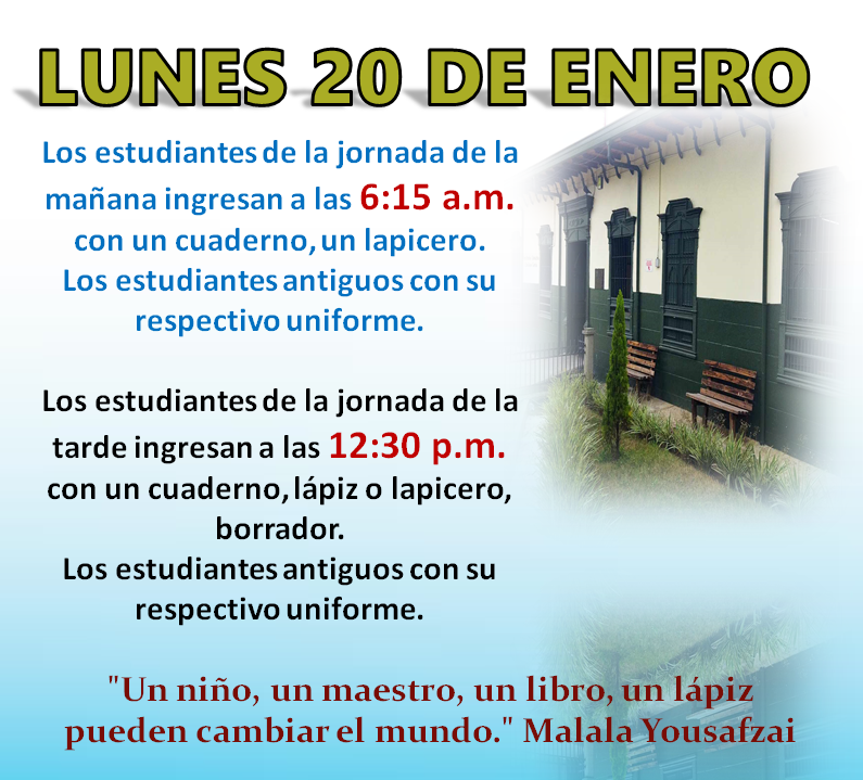 Lunes 20 de enero