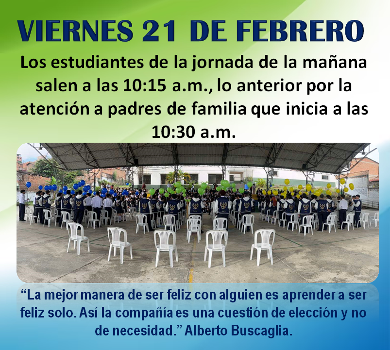 Viernes 21 de febrero