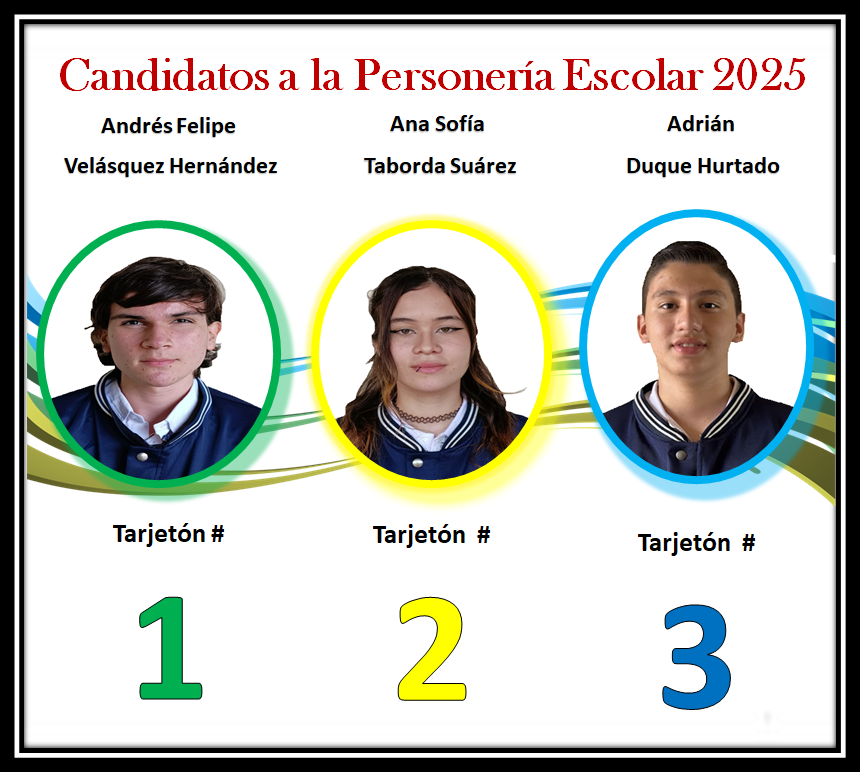Candidatos Personería Escolar