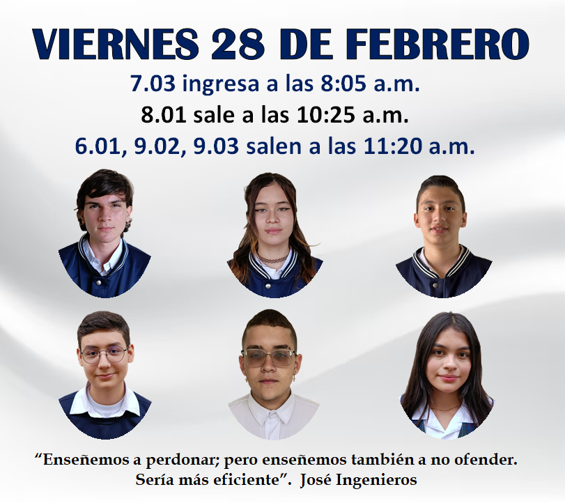 Novedades en el horario