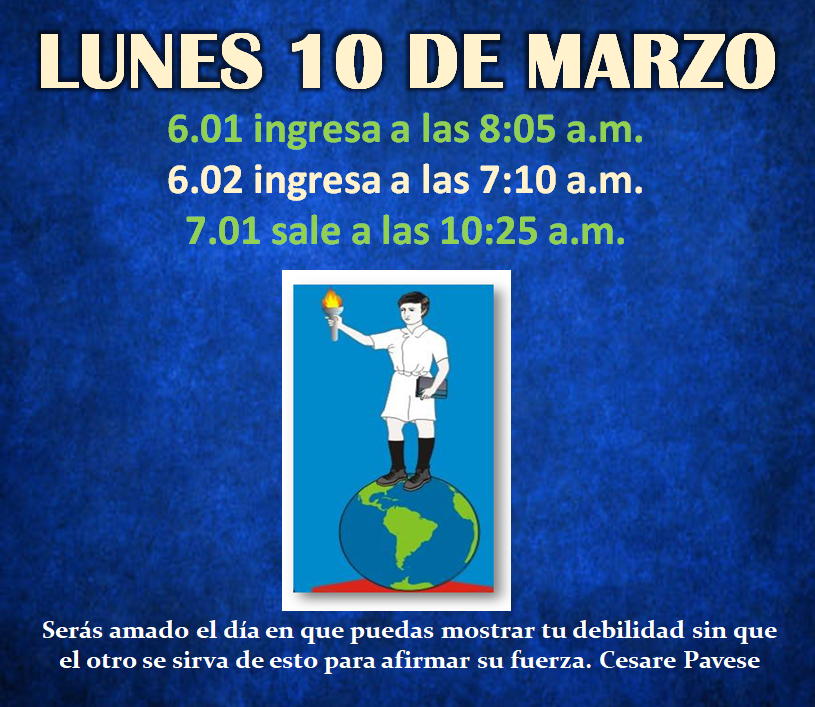 Lunes 10 de marzo