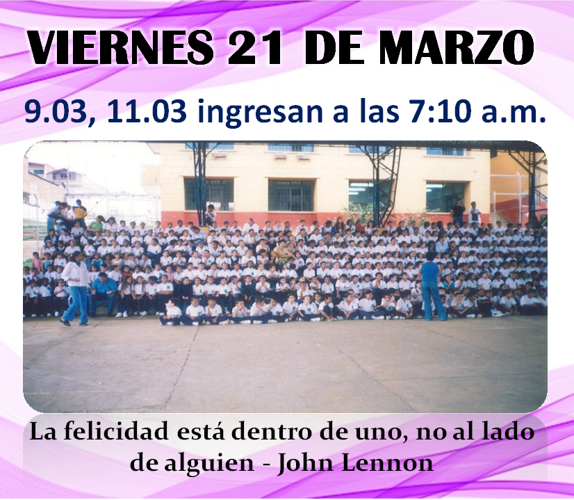 Novedades en el horario