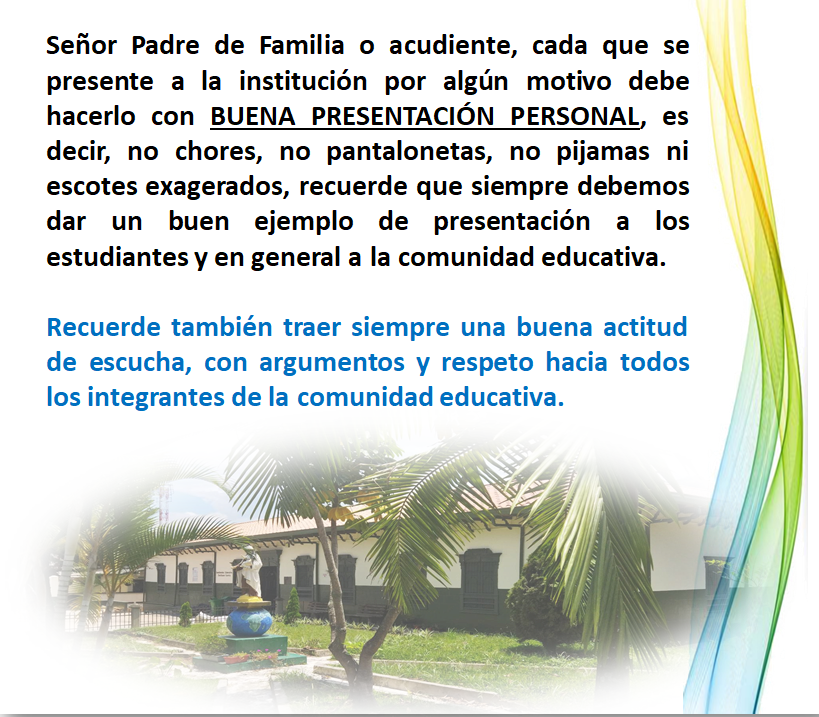 Recomendaciones para padres de familia o acudientes.