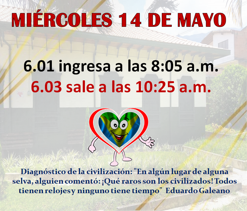 Novedades en el horario