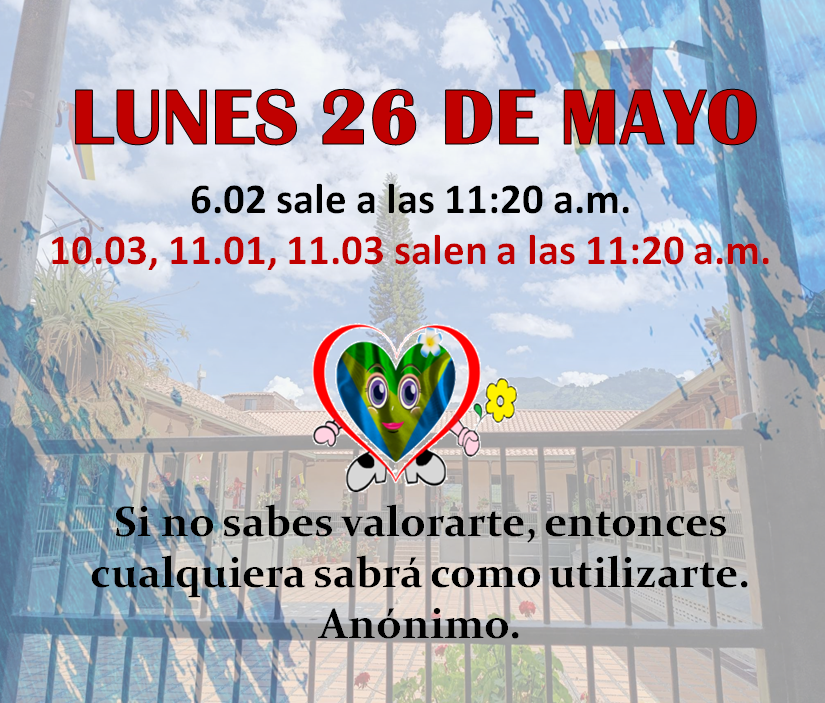 Novedades en el horario