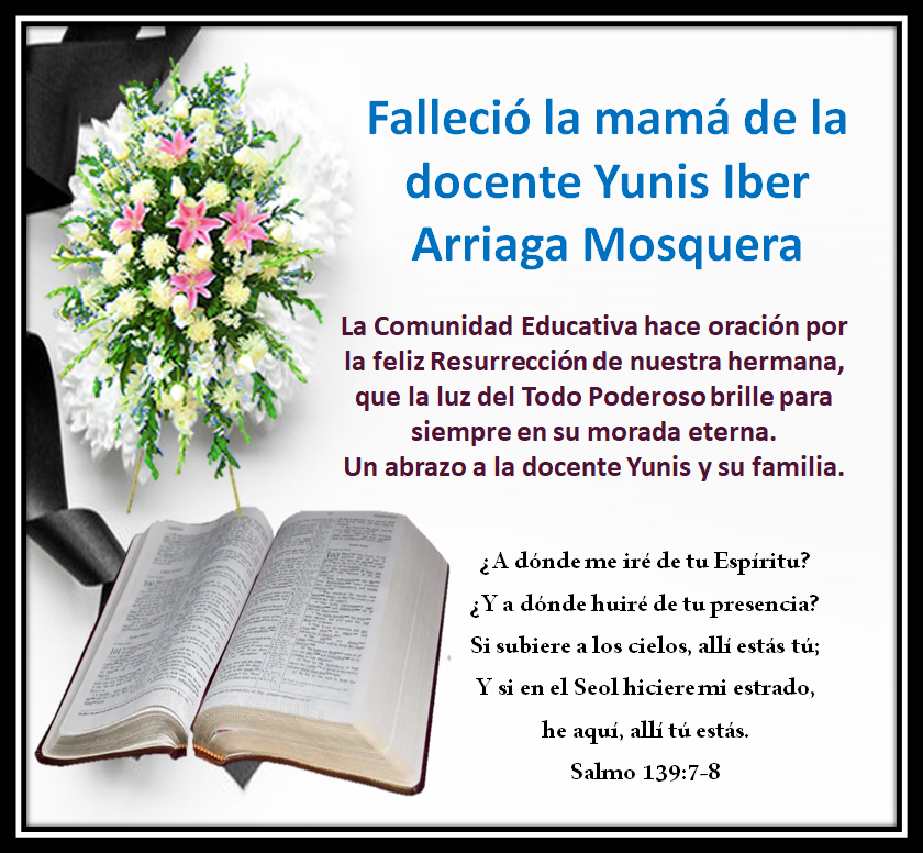 Muerte de la mamá de una docente