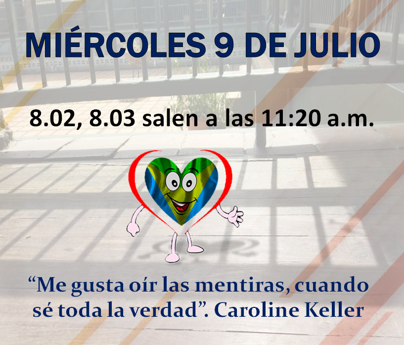 Novedades en el horario