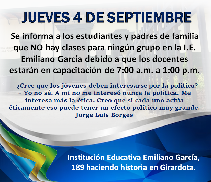 Novedades en el horario