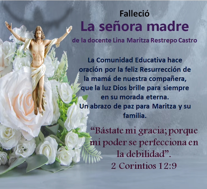 Fallecimiento de la mamá de una docente