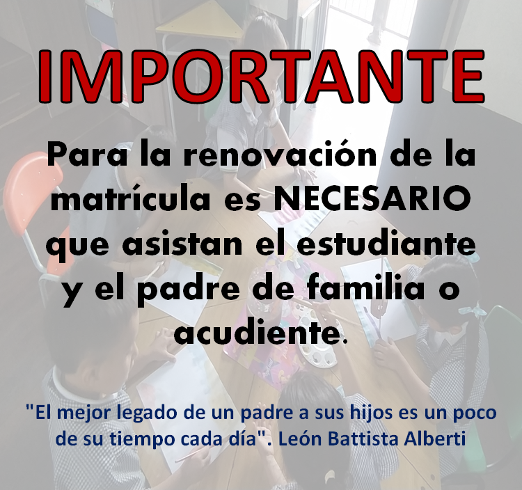 Renovación de matrículas