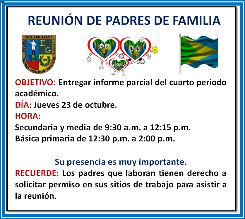 Reunión padres de familia
