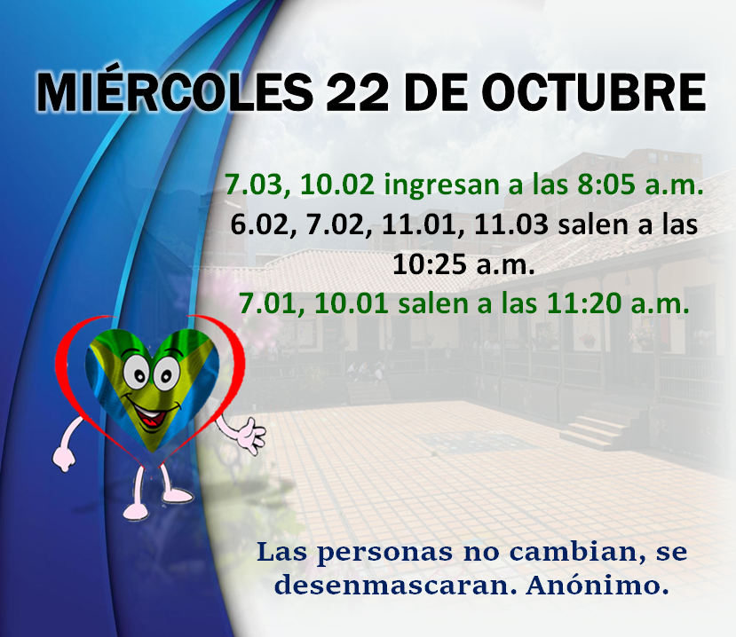 Novedades en el horario