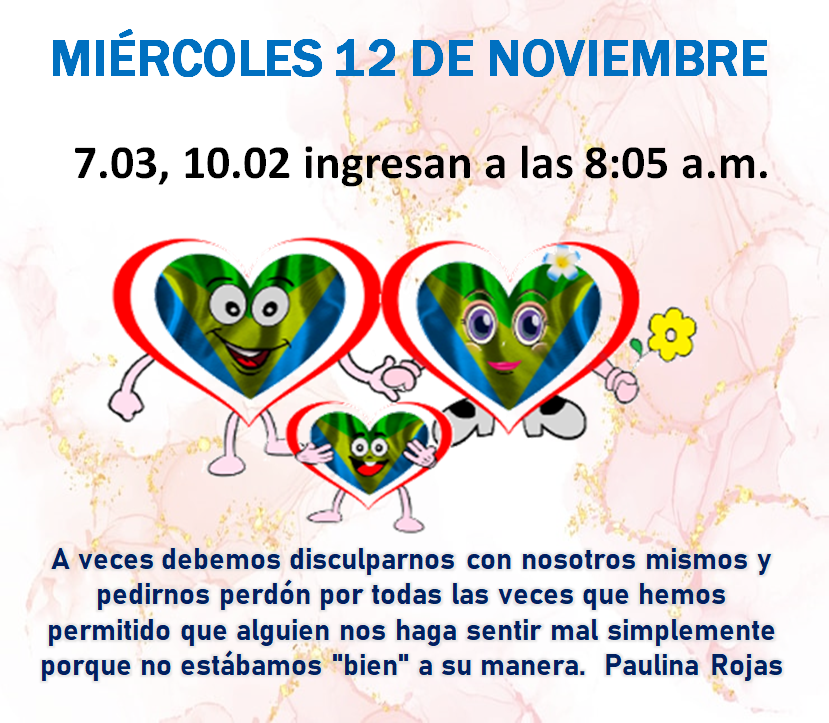 Novedades en el horario