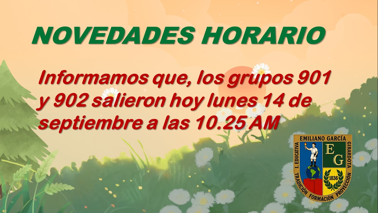 Hoy 14 de 
septiembre