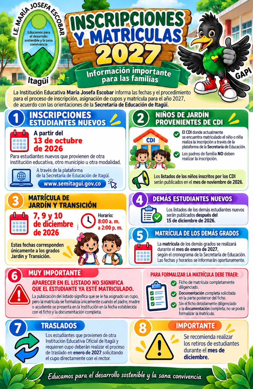 Inscripciones 2027