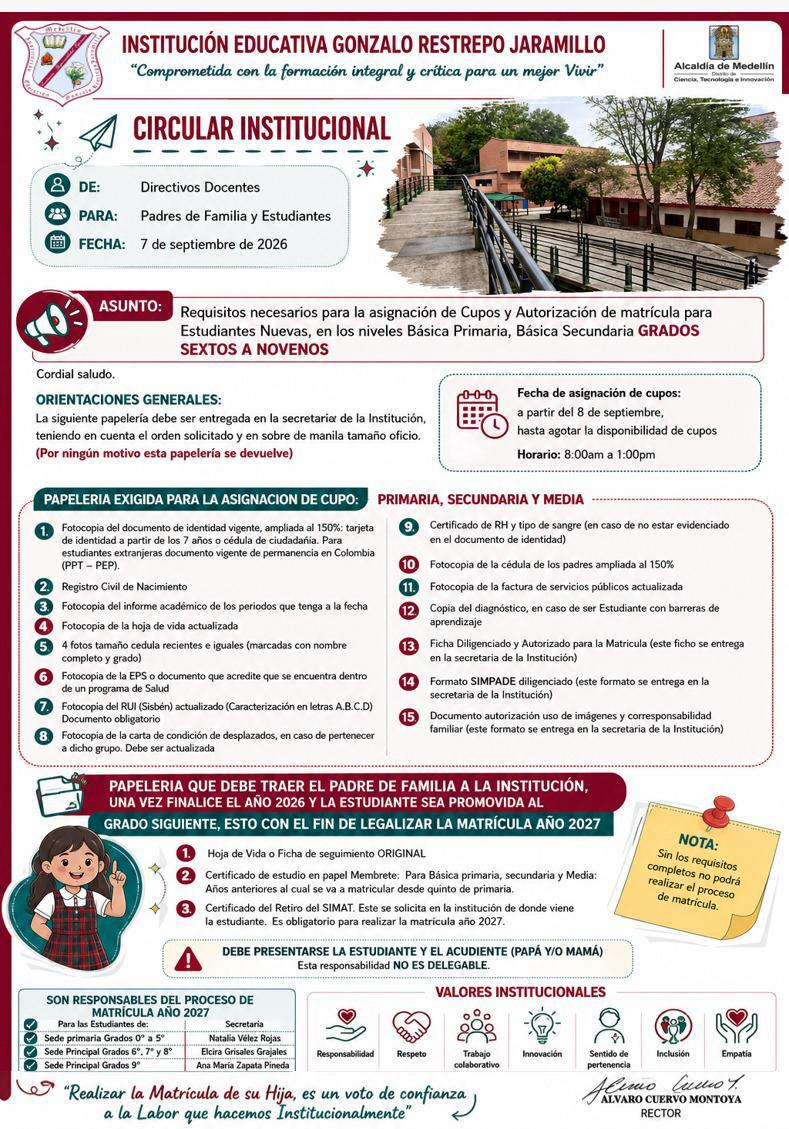 La renovación y cupos nuevos