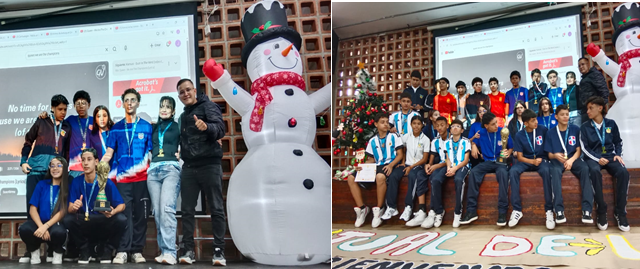 Premiación Juegos interclases. El docente de educación física realizó la premiación de los equipos ganadores y se entregaron medallas y copa a los campeones.