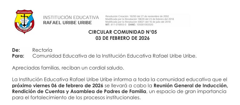 CIRCULAR INFORMATIVA N5