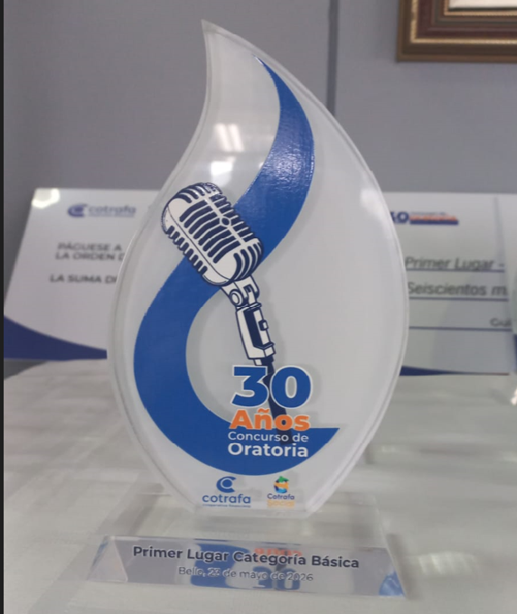 PRIMER LUGAR ORATORIA
