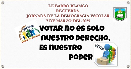 jornada democratica escolar 2025