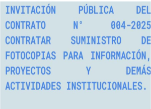 imagen invitación a contrato 004-2025