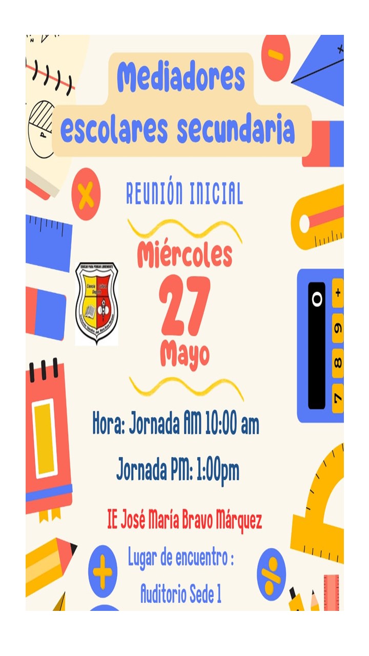 Encuentro de mediadores escolares 2026 primer semestre.