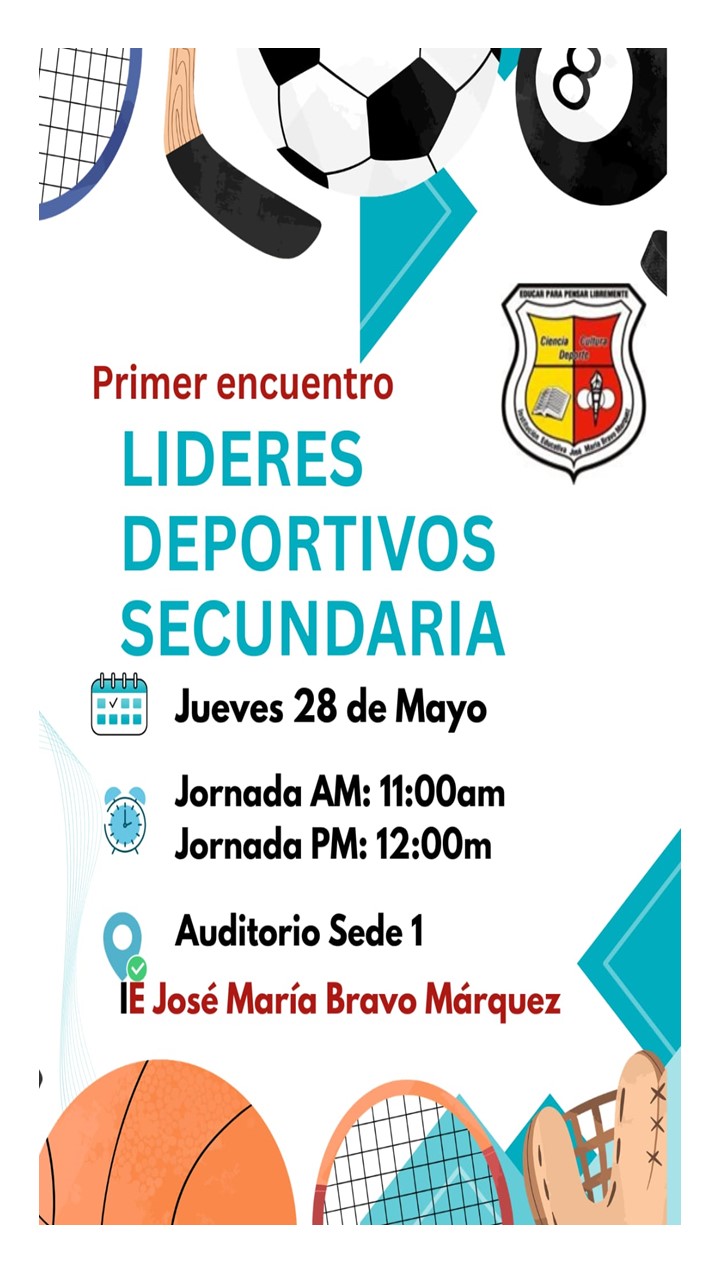 Primer encuentro lideres deportivos secundaria 2026