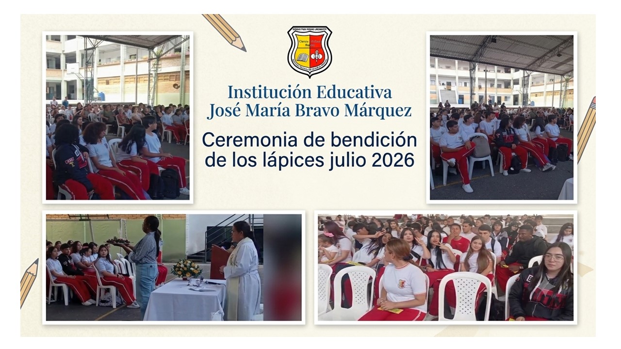 Ceremonía bendición de los lápices 2026