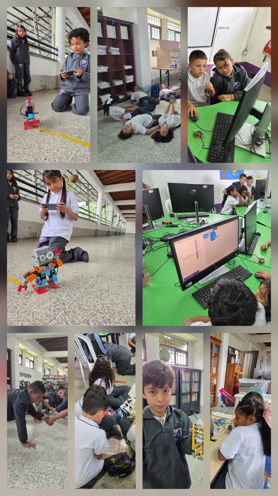 Participación en los semilleros de niños de diferentes grados.