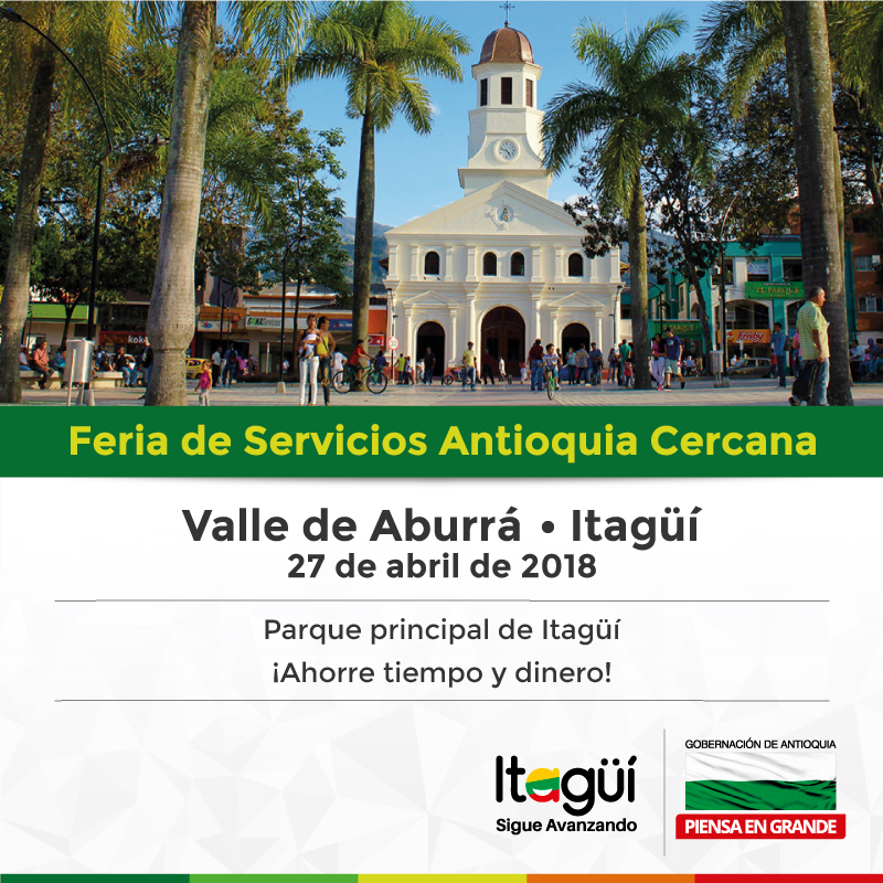 La feria de servicios Antioquia cercana, llega a Itagüí