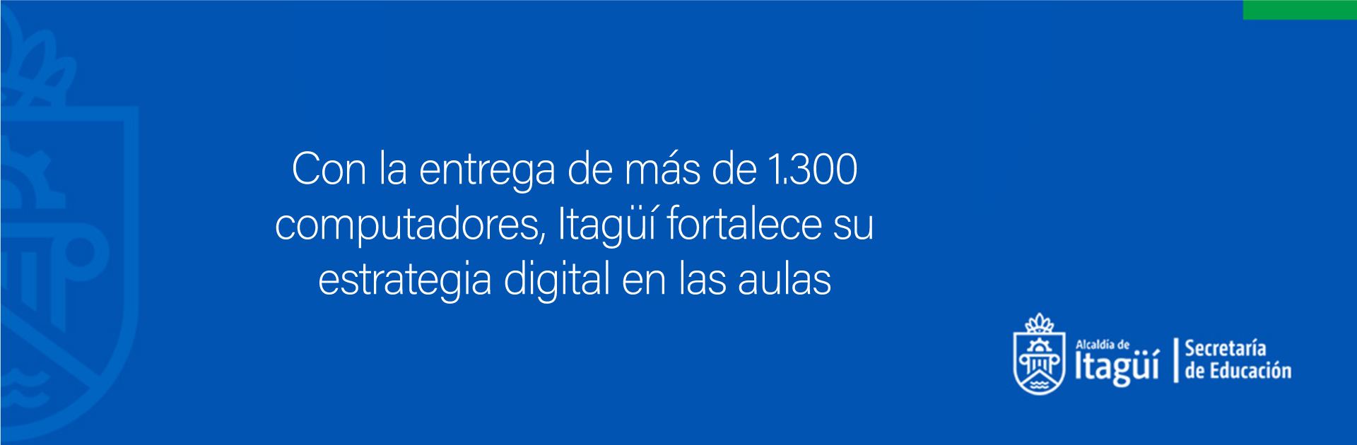 Con la entrega de más de 1.300 computadores, Itagüí fortalece su estrategia digital en las aulas