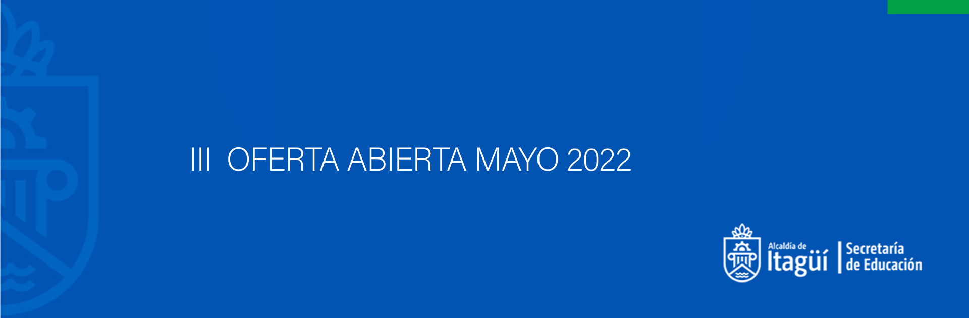 III  OFERTA ABIERTA MAYO 2022