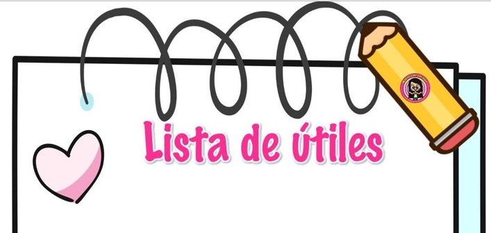 Lista de útiles