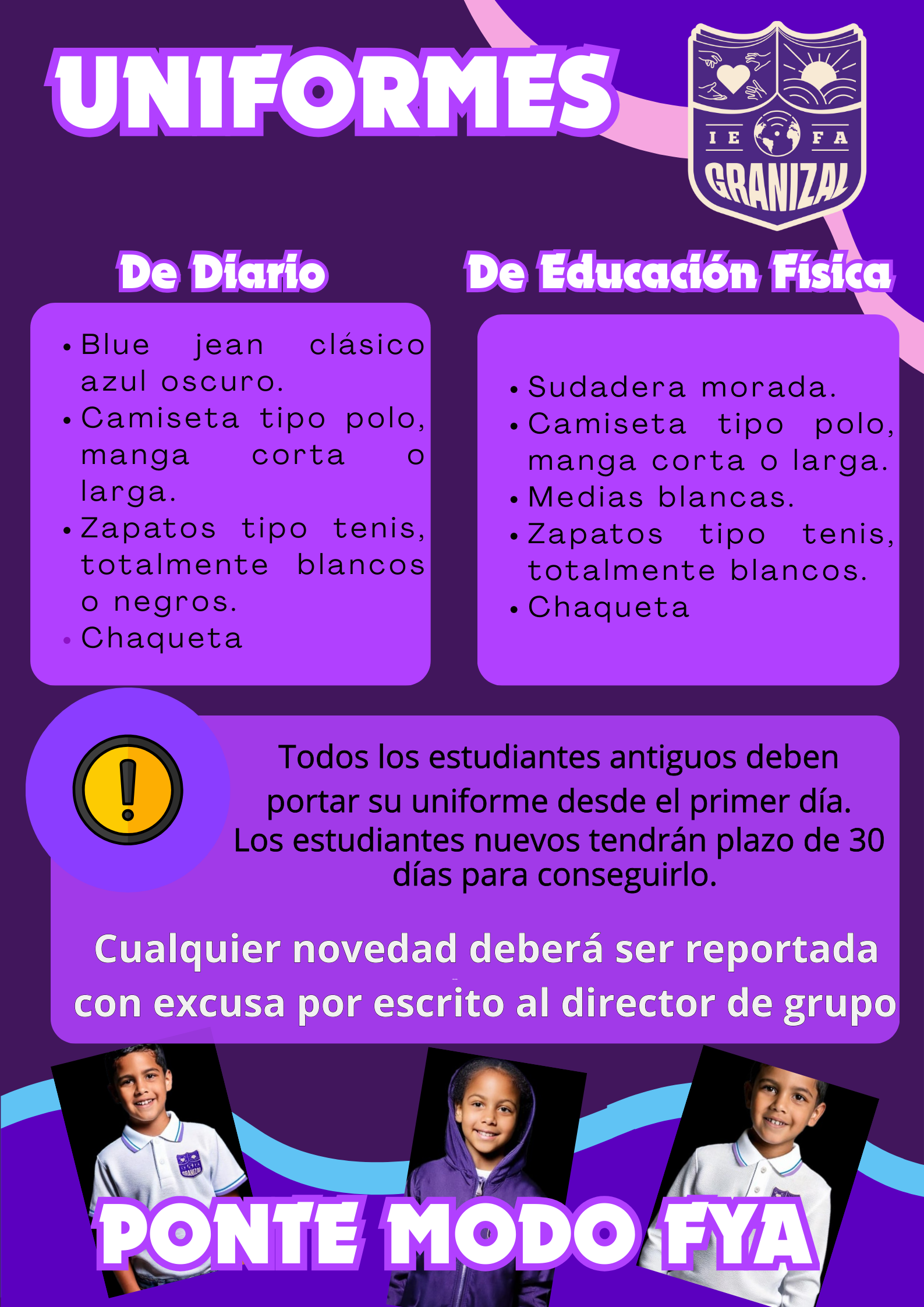 Uso del uniforme escolar