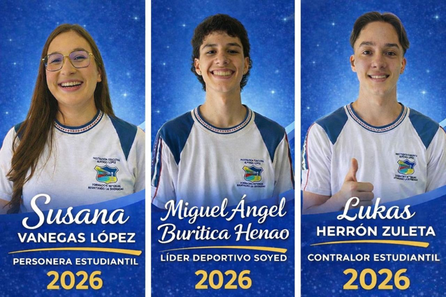 Elección de: Personeria, Contraloria estudiantil y Líder SOYED