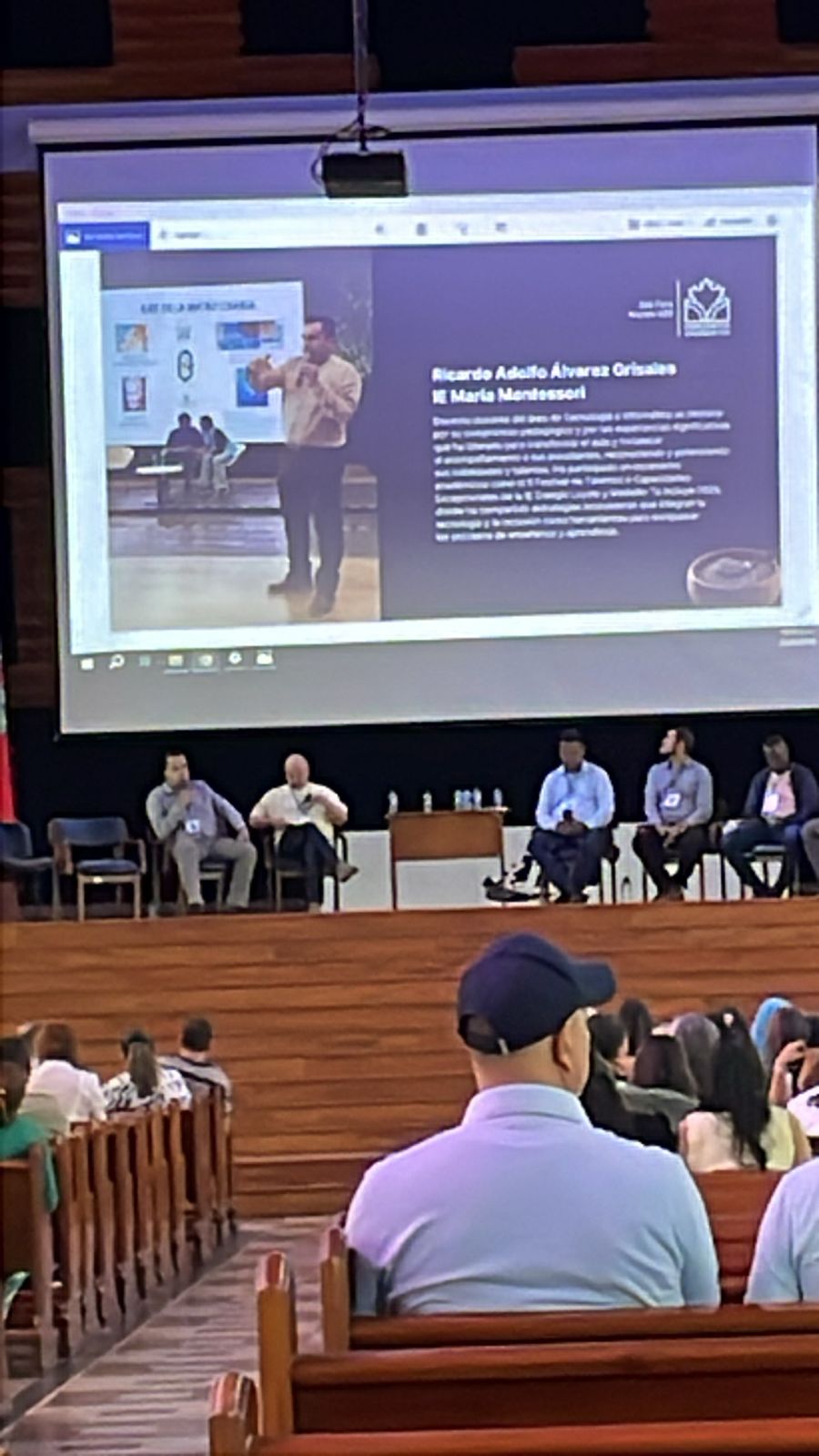 Eñ docente Ricardo Alvarez y su aporte tecnologico