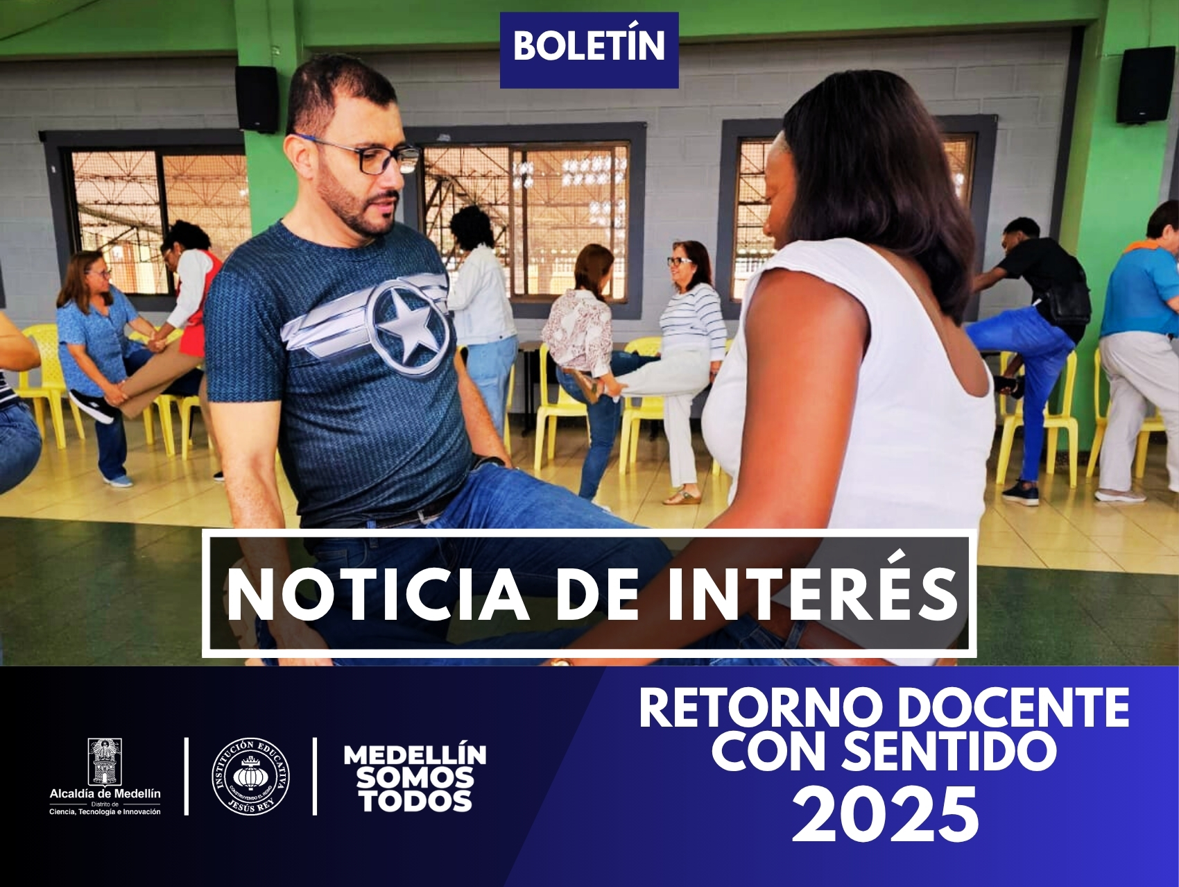 Docentes de la IE Jesús Rey iniciaron julio con una jornada de capacitación enfocada en formación integral, reflexión crítica y uso de inteligencia artificial en el aula.