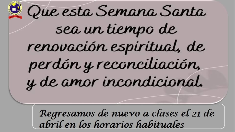 TENER PRESENTE