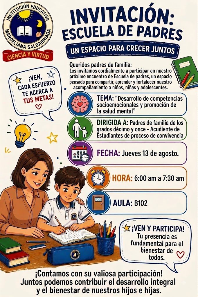 Escuela de padres madres y acudientes.