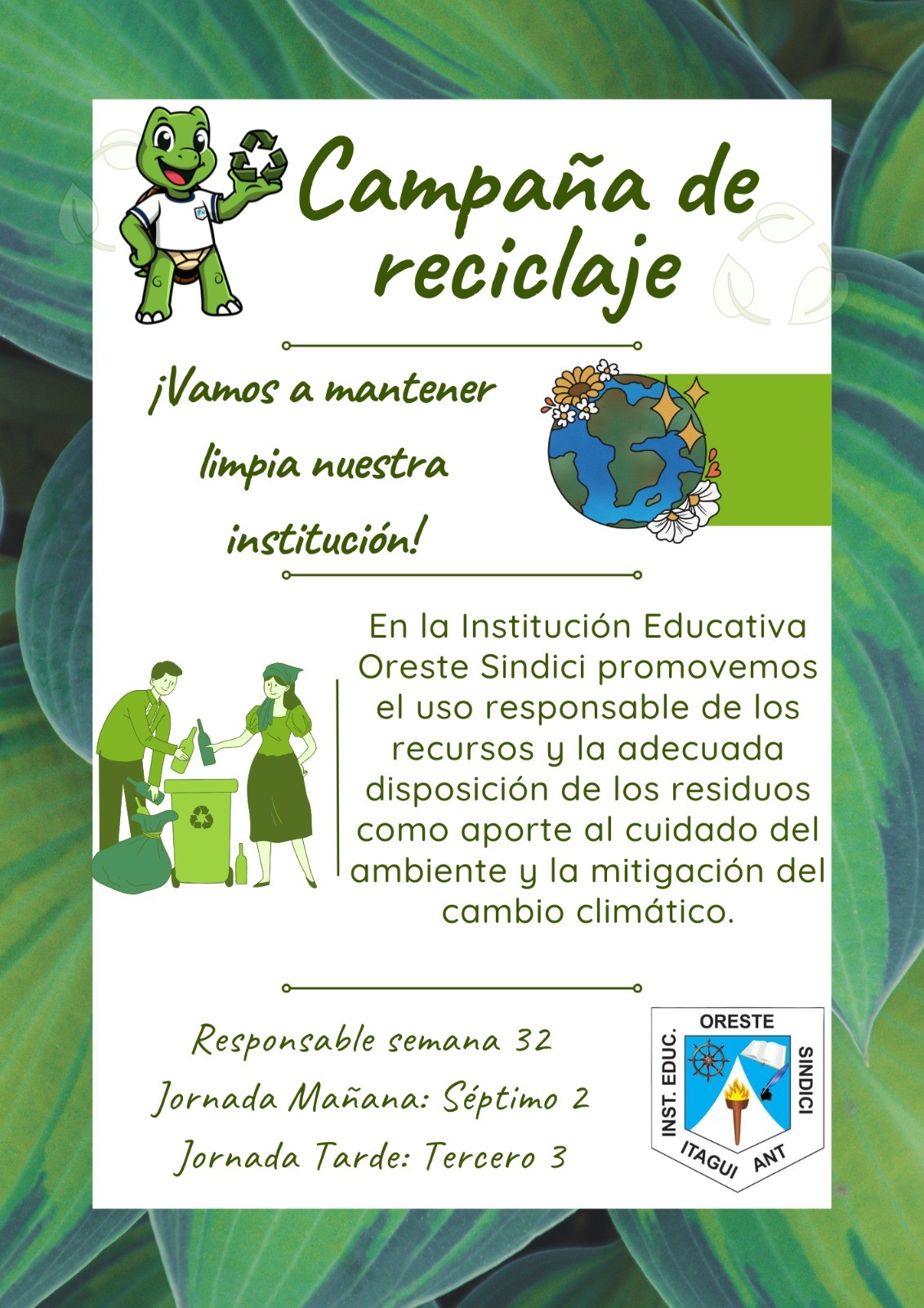 Campaña de reciclaje semana 32
