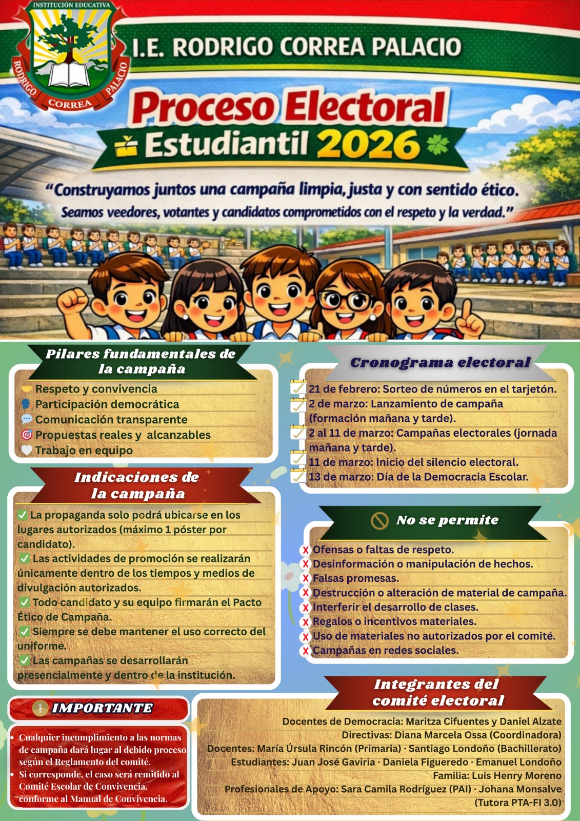 Proceso electoral estudiantil 2026