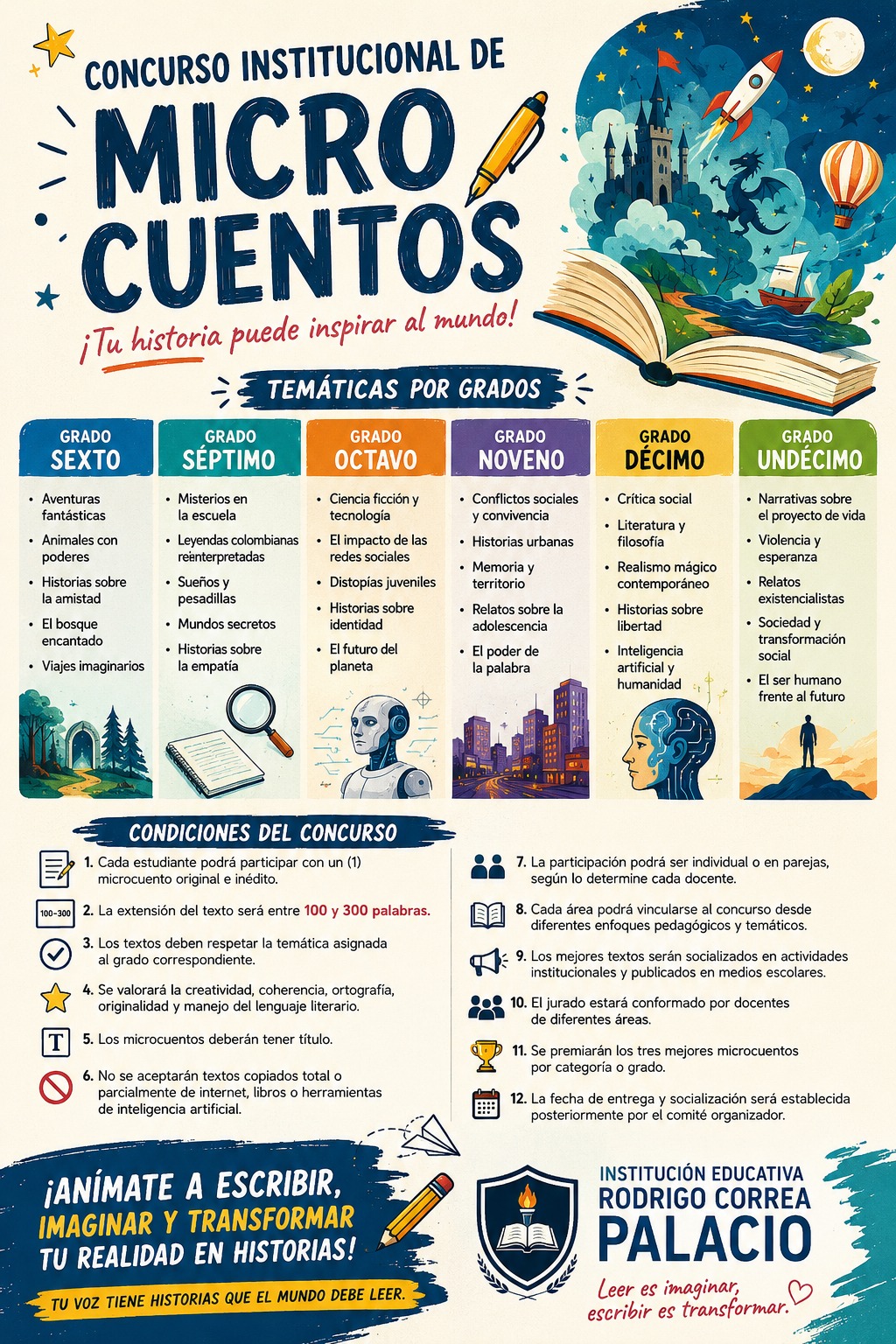 Concurso institucional de Microcuentos