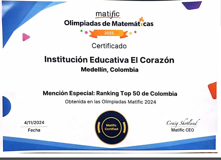 Olimpiadas MATIFIC 2024