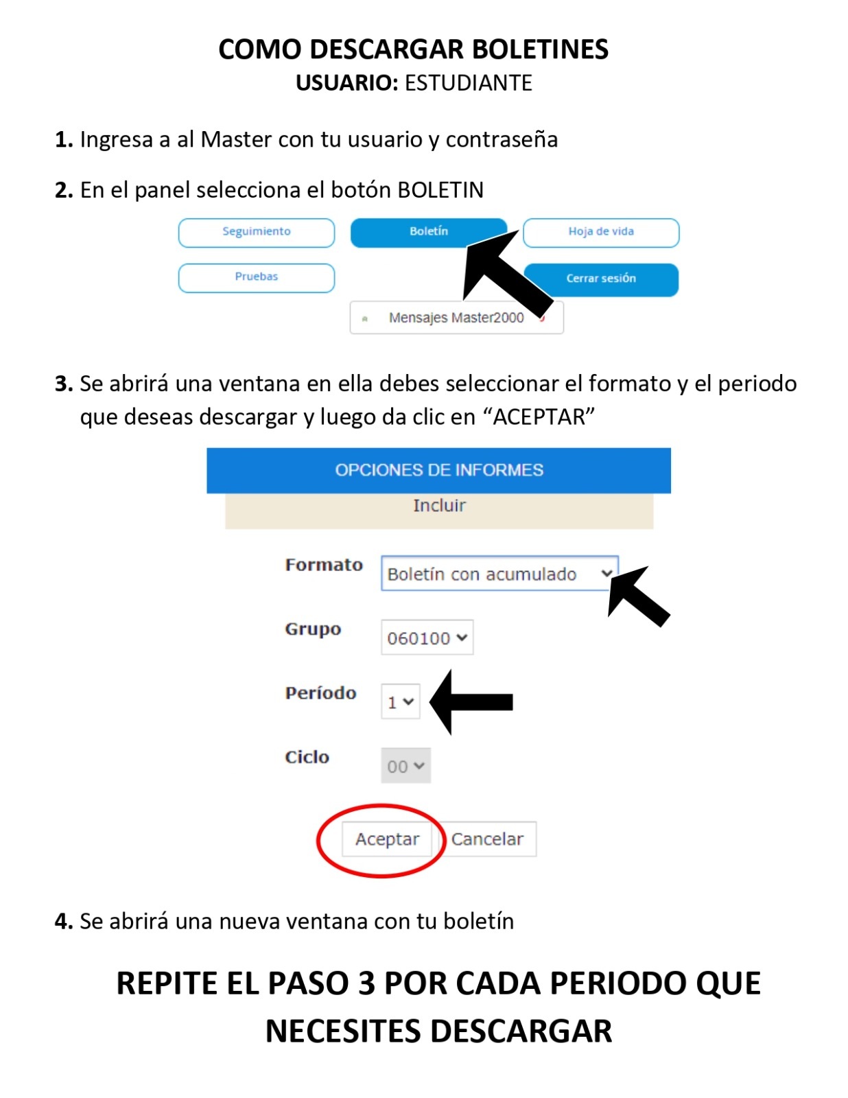 Descarga boletines.