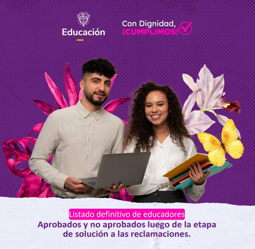 Listado definitivo de educadores aprobados y no aprobados