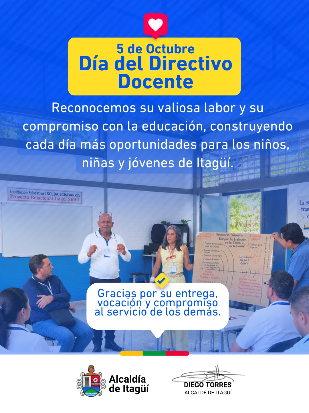 5 de octubre, día del directivo docente